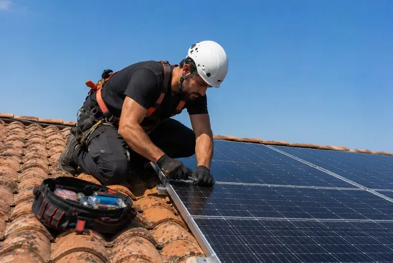 Maintenance et monitoring de panneaux solaires à Mévouillon