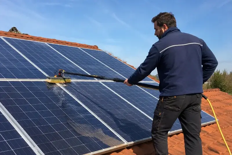 Nettoyage et entretien de panneaux solaires à Mévouillon