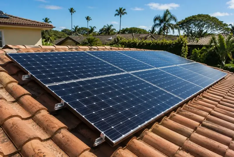 Installation de panneaux solaires à Mévouillon